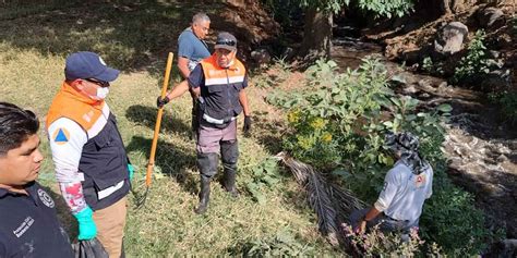 Con Plan Tl Loc Atlixco Evitar Inundaciones Por Temporada De Lluvias