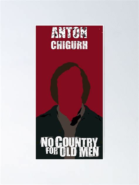 Anton Chigurh No Country For Old Men Minimalist Design Poster For Sale By Mrcoolcartoons