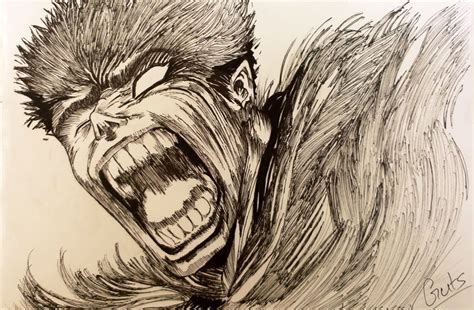 Berserk Drawing Guts