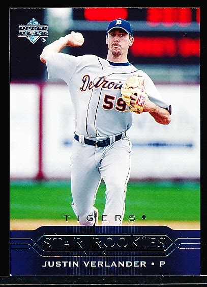 Lot Detail 2005 Upper Deck Bsbl 430 Justin Verlander RC