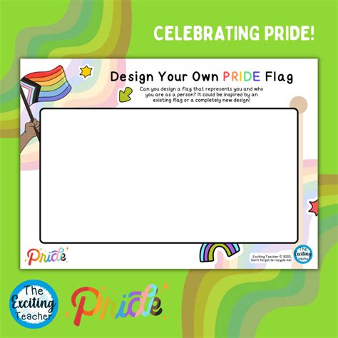 ‘design Your Own Pride Flag Exciting Teacher Members Club