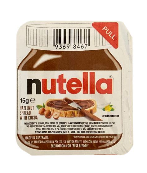 Nutella 15g Perth Desserts Get Boxed