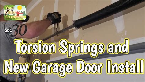 Torsion Spring And Garage Door Install Fowler Garage Door Service