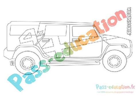 Découvrez nos coloriages gratuits de 4x4 à télécharger et imprimer pour