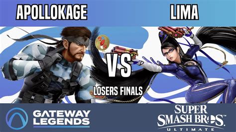 Gateway Legends Losers Finals Apollokage Snake Vs Lima Bayonetta