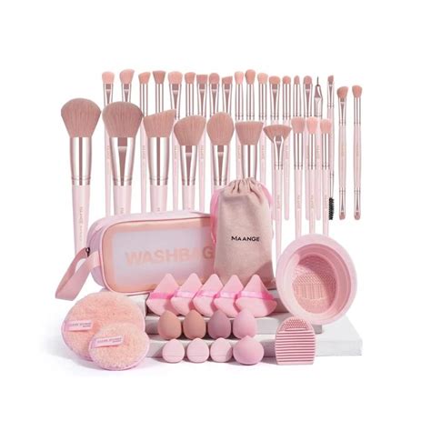 GVaTS 49 Pcs Makeup Tool Set with Makeup Brush, Makeup Eggs, Powder ...