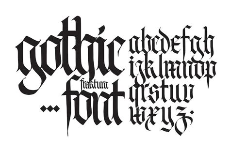 Gothic Font Vi T H A Kh M Ph Phong C Ch Ch C O