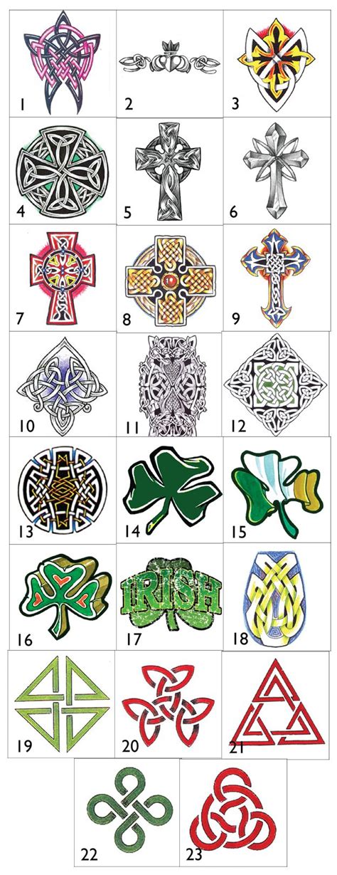 Gaelic Symbols And Meanings Chart