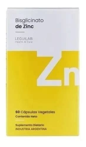 Bisglicinato De Zinc X60 Cáps Antioxidante Leguilab Sabor Sin sabor