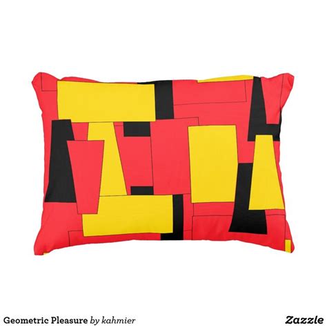 Geometric Pleasure Decorative Pillow | Zazzle | Decorative pillows ...