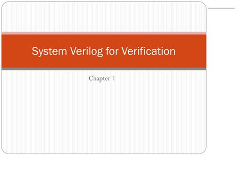 Presentation System Verilog For Verification Elective Subject Stuvia Us