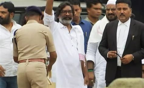 Ex Jharkhand Cm Hemant Soren Released From Jail After Hc Grants Bail In