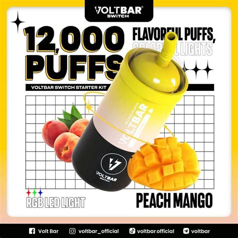 Voltbar Switch K Starter Kit Peach Mango Vape Shop Sky