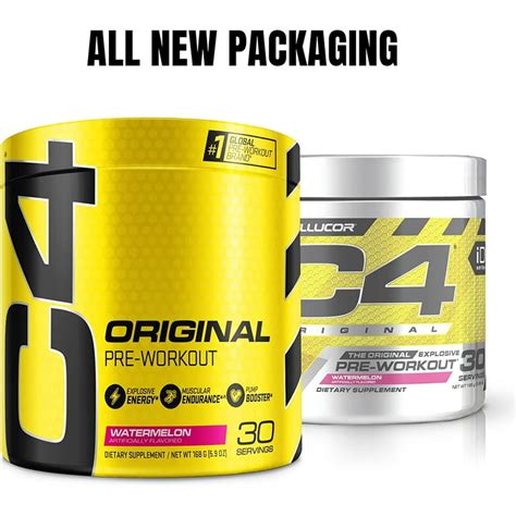 C4 Original Pre Workout 60 Servings Green Apple 300 Gm 54 Off