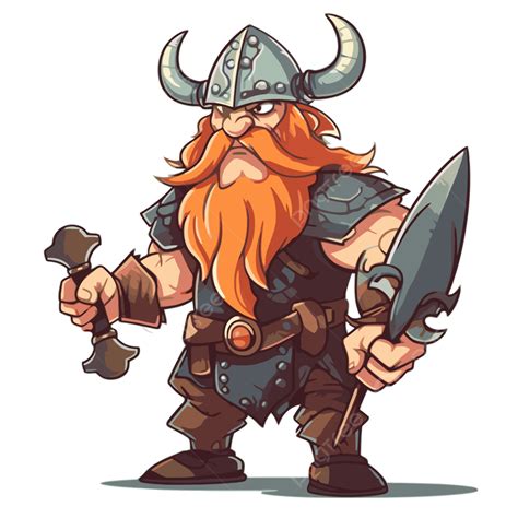 Beowulf Clipart Viking Vetor Png Personagens Dos Desenhos Animados De