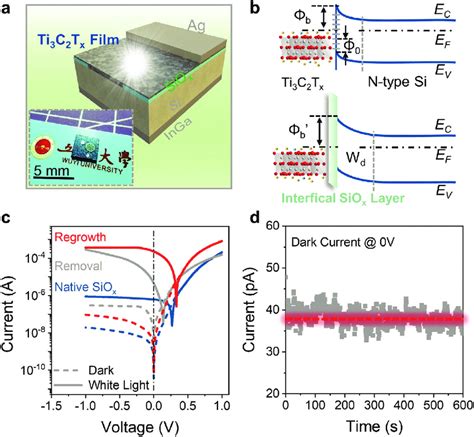 Photoelectric Characteristics For The Ti 3 C 2 Si Heterojunction