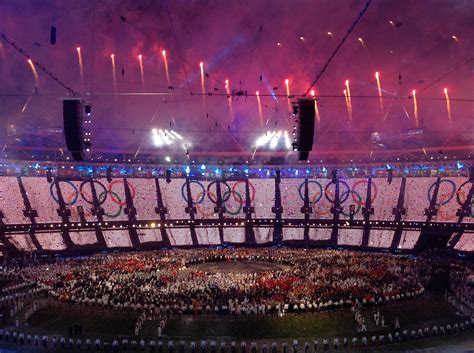 2012 London Olympics Inside The Stadium Arena Opening Ceremony Opening Ceremonies Opening