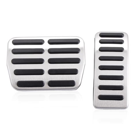 Stainless Car Pedal Cover For AT Volkswagen VW Polo Bora Lavida Golf