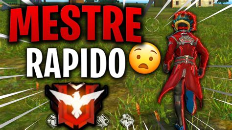 COMO PEGAR MESTRE FREE FIRE SOLO RAPIDO ESTRATEGIA De COMO PEGAR