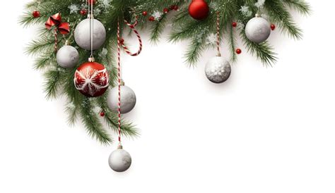 Banner De Feliz Navidad Con Espacio En Blanco Para La Vista Superior De