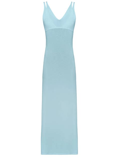 Платье трикотажное от NUDE STORY за рублей цвет голубой артикул SC PLTR