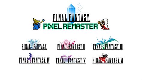 Final Fantasy Pixel Remaster La Saga Est List E Sur Playstation Et