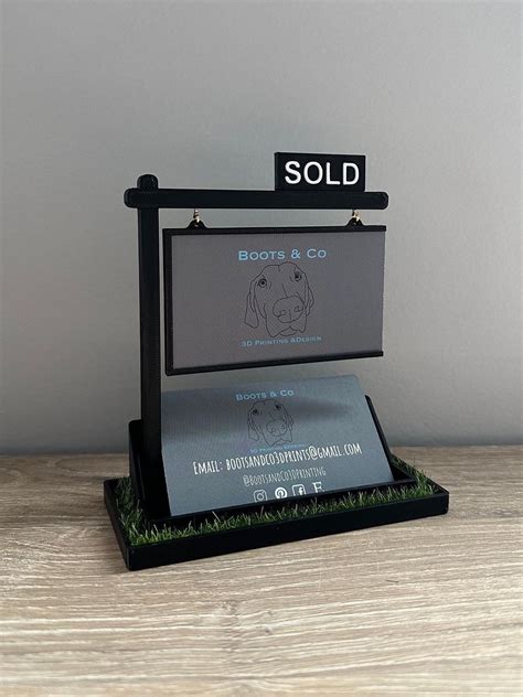 Real Estate Agent Business Card Holder Personalized Gift for Real