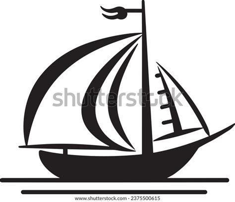 Boat Vector Illustration Logos Tattoos Stickers Stock Vector (Royalty ...