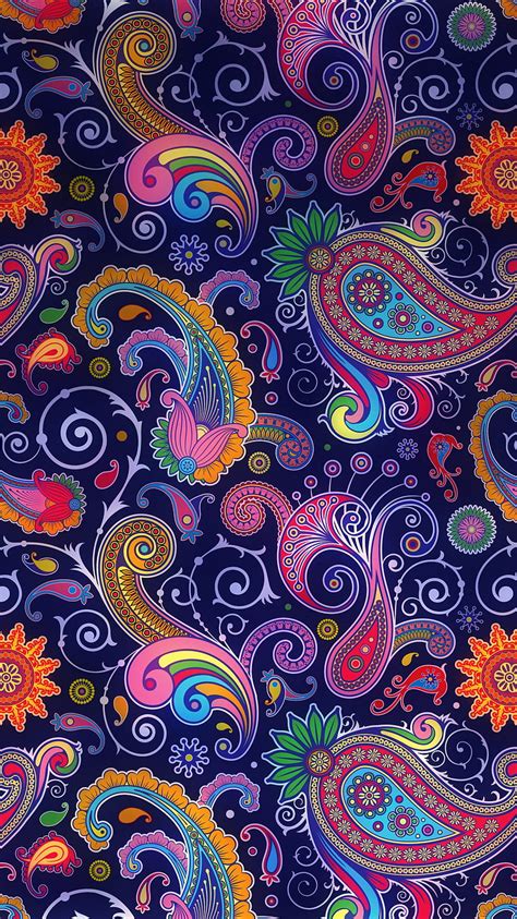 Purple Paisley Desktop Wallpaper