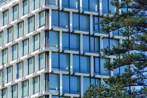 Office skyscrapers in downtown district Stock Photo | Adobe Stock