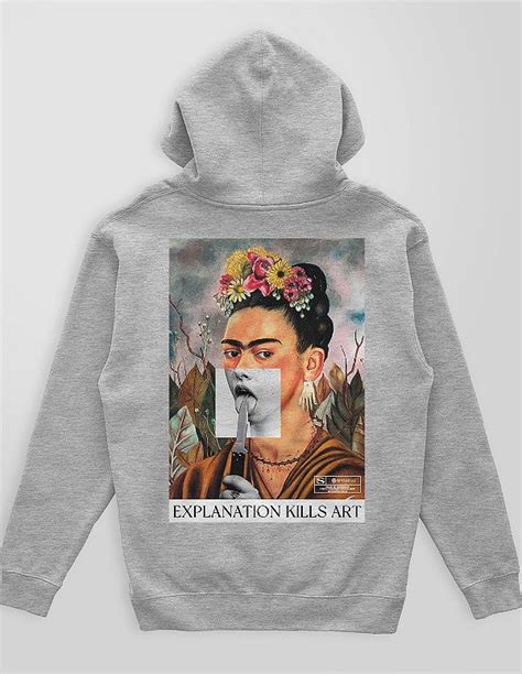 Moletom Canguru Frida Explanation Kills Art Sensorial Camisetas