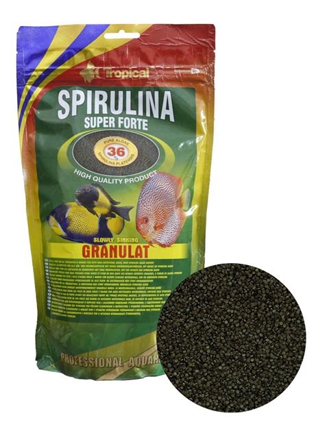 Ração Tropical Super Spirulina Forte Granulat 100g Doypack