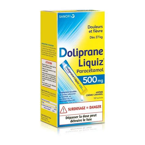 Doliprane Liquiz Mg Sachets