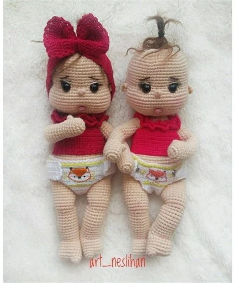 Пупсы крючком. Бесплатное описание | Домохозяйка вяжет | Дзен
