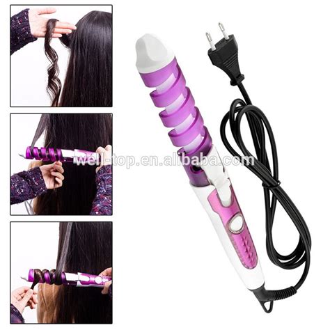 Free Sample Professional Perfect Spiral Curl Ceramic Hair Curling Iron