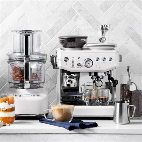 Breville Barista Express Impress Espresso Machine In Brushed Stainless