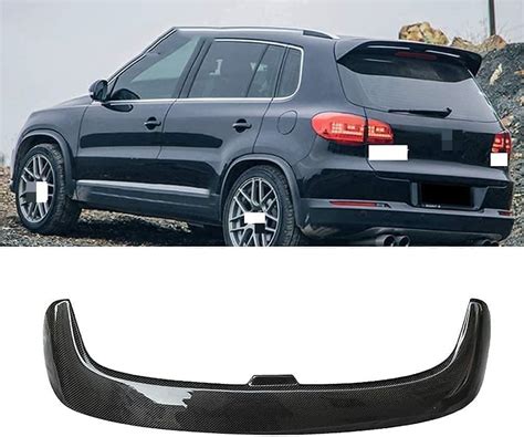 Car Rear Spoilers For Vw Tiguan 2009 2017 Abs Rear Wing Bar Spoiler Tailfin Tail Fin Tailgate