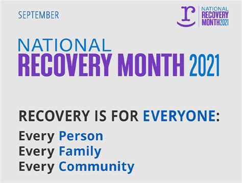 September Is National Recovery Month