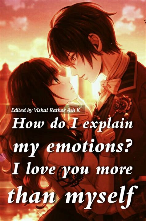 Anime Love Quotes | Anime love quotes, Love you more than, Anime quotes