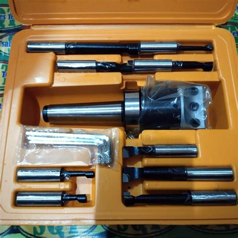 Jual Boring Head 50mm Set Arbor Boring Mt4 Set 9pcs Holder Boring Bars