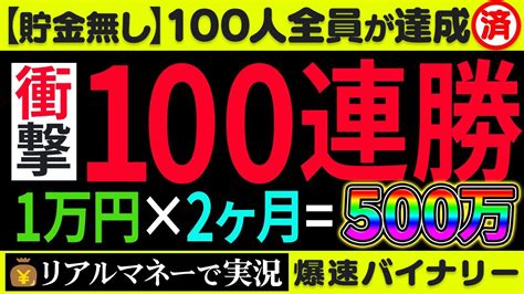 元手1万円を2ヶ月で500万にします！プロトレーダー直伝の“負けない必勝ポイント”【ハイローオーストラリア】【バイナリー】【ゆっくり解説