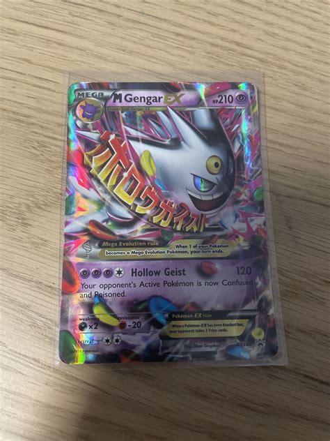 Mavin Mega M Gengar Ex Xy Shiny Black Star Promo Ultra Rare