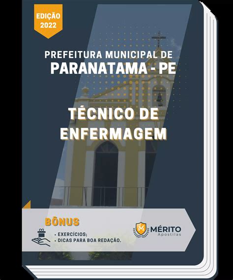 Apostila Técnico de Enfermagem Prefeitura de Paranatama PE Mérito