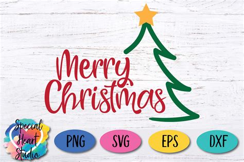 Merry Christmas A Festive Christmas Svg Cut File