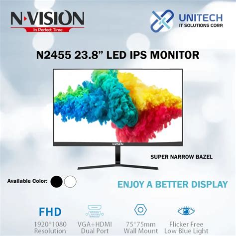 Nvision 23 8 N2455 Ips Monitor Lazada Ph