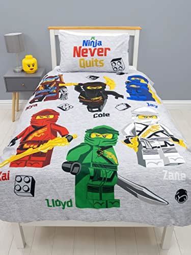 LEGO Ensemble Housse De Couette Simple Ninjago Pour Enfants Literie De