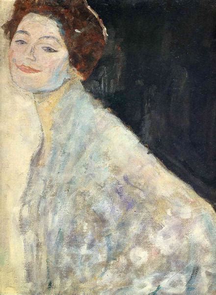 Portrait of a Lady in White (unfinished), 1917 - 1918 - Gustav Klimt ...