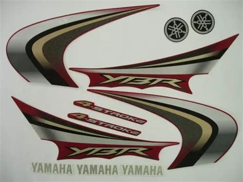 Plancha De Stickers Lbm Kit Adesivo Jogo Faixas Yamaha Ybr