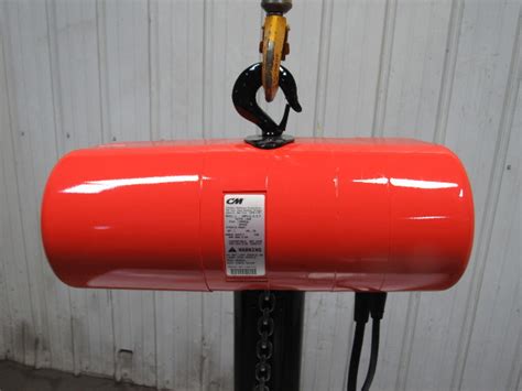 CM Lodestar Model L 1 Ton 1Hp Electric Chain Hoist 230 460V 3Ph 20