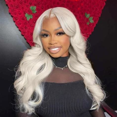 Amazon Hoshee Platinum Blonde Lace Front Wig Human Hair White